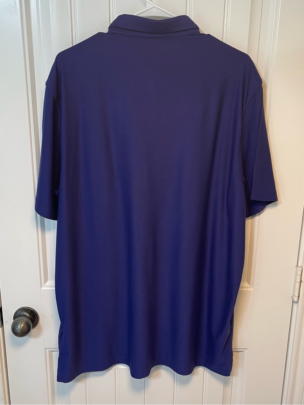Adidas Golf Men's XL Purple Short Sleeve Pocket Polo Shirt Performance - Picture 3 of 9